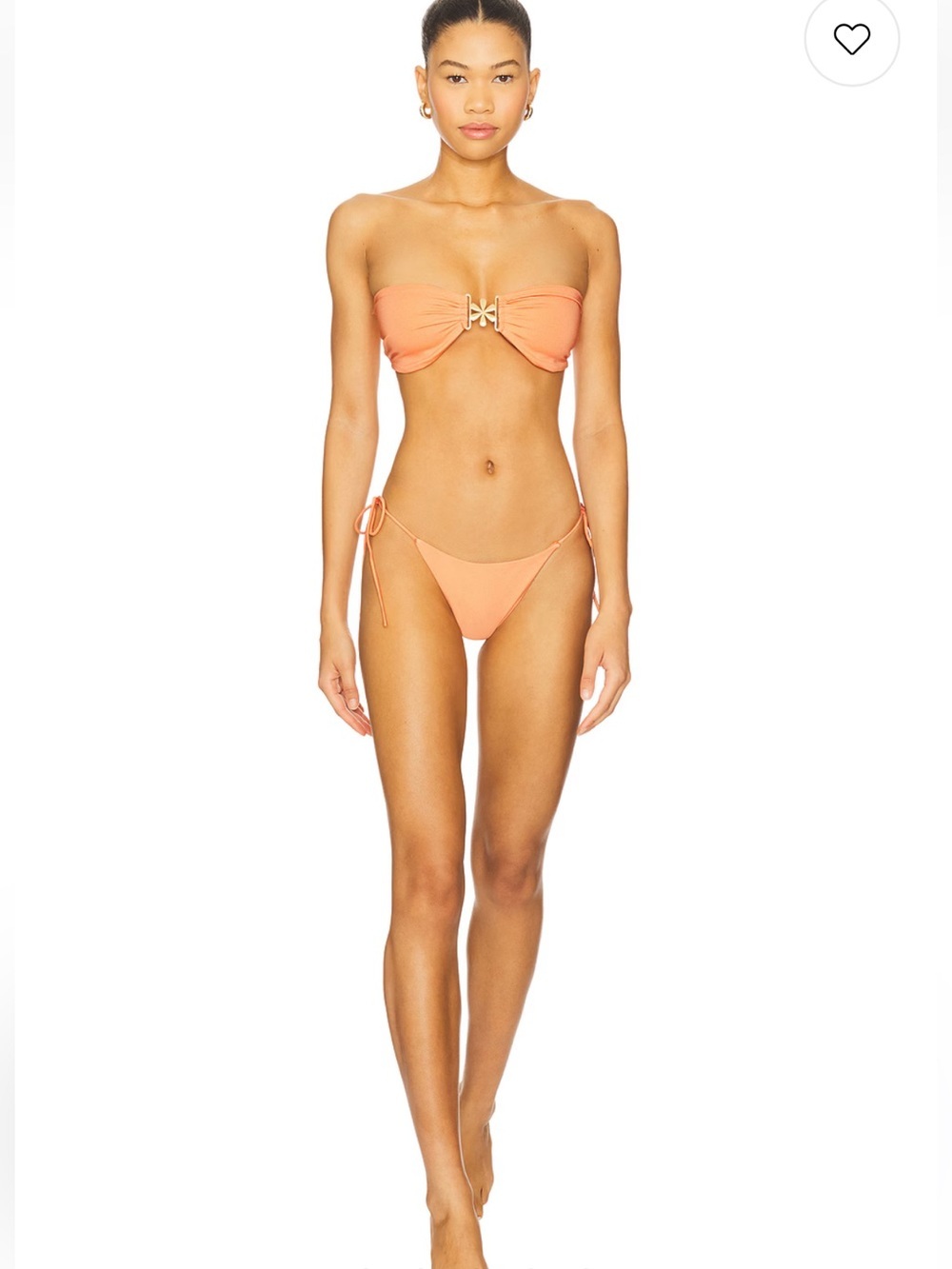 Revolve Like New Asta Resort Mia Bikini Set in Tangerine Size XS